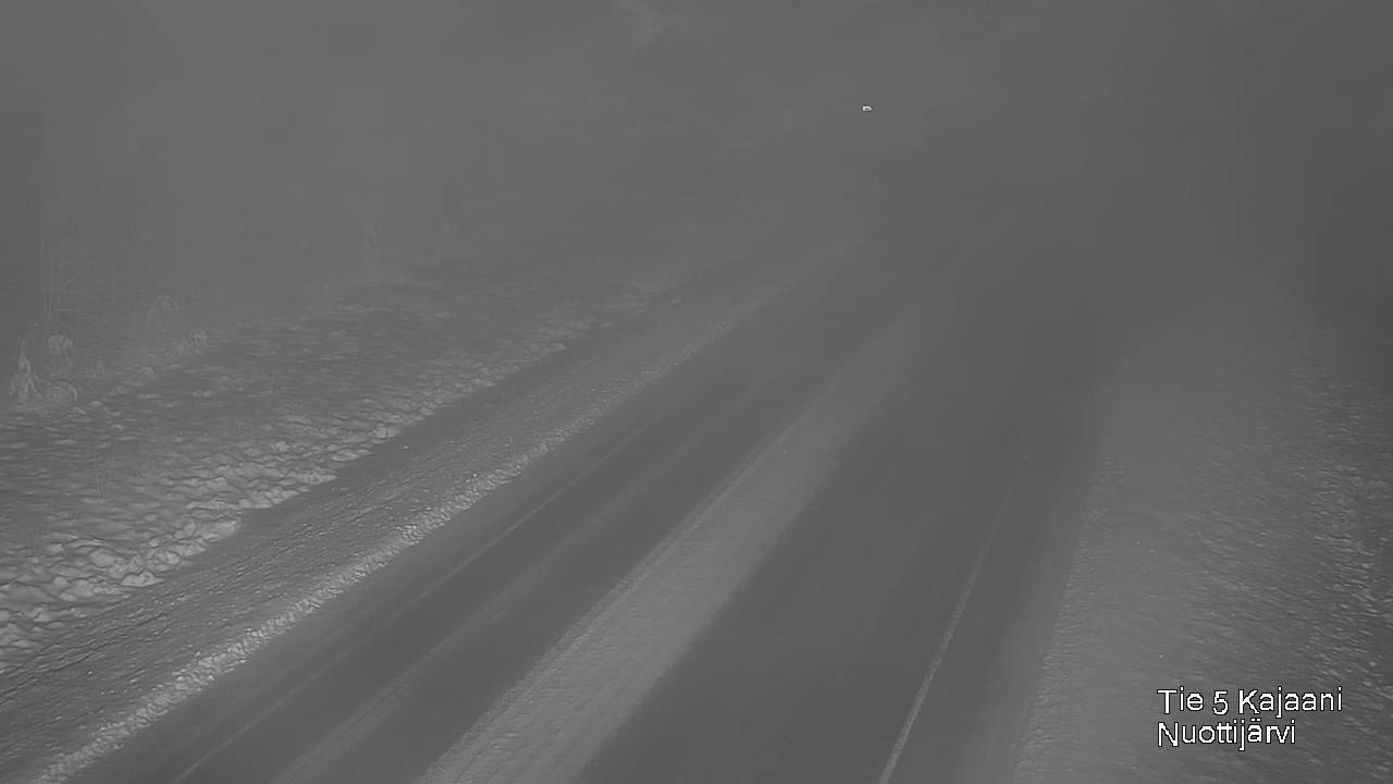 Weather Camera Image Väg 5 Kajaani, Nuottijärvi, Kajaani, Kainuu