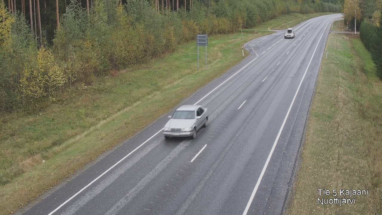 Weather Camera Image Road 5 Kajaani, Nuottijärvi, Kajaani, Kainuu