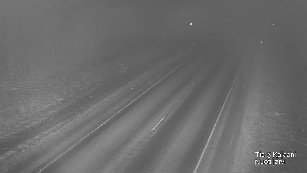 Weather Camera Image Väg 5 Kajaani, Nuottijärvi, Kajaani, Kainuu