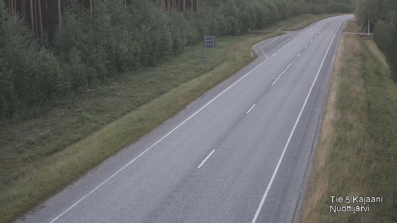Kelikamerat Kuva Tie 5 Kajaani, Nuottijärvi, Kajaani, Kainuu