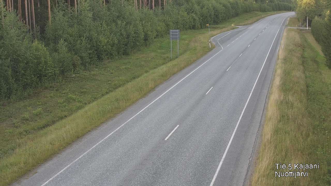 Kelikamerat Kuva Tie 5 Kajaani, Nuottijärvi, Kajaani, Kainuu