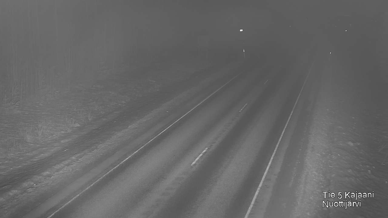 Weather Camera Image Väg 5 Kajaani, Nuottijärvi, Kajaani, Kainuu