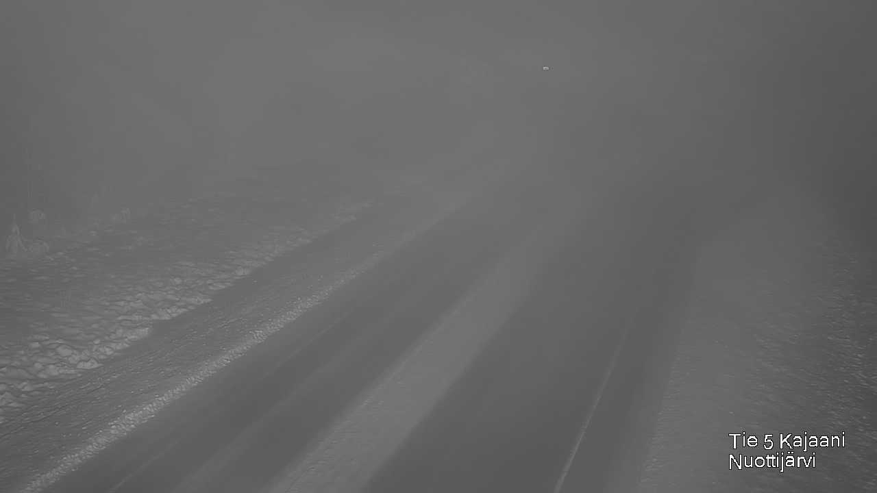Weather Camera Image Väg 5 Kajaani, Nuottijärvi, Kajaani, Kainuu
