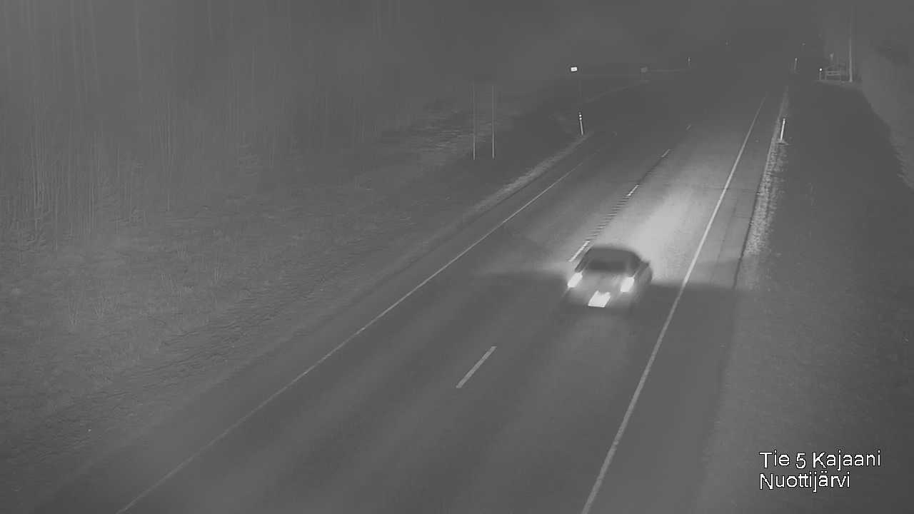Weather Camera Image Väg 5 Kajaani, Nuottijärvi, Kajaani, Kainuu