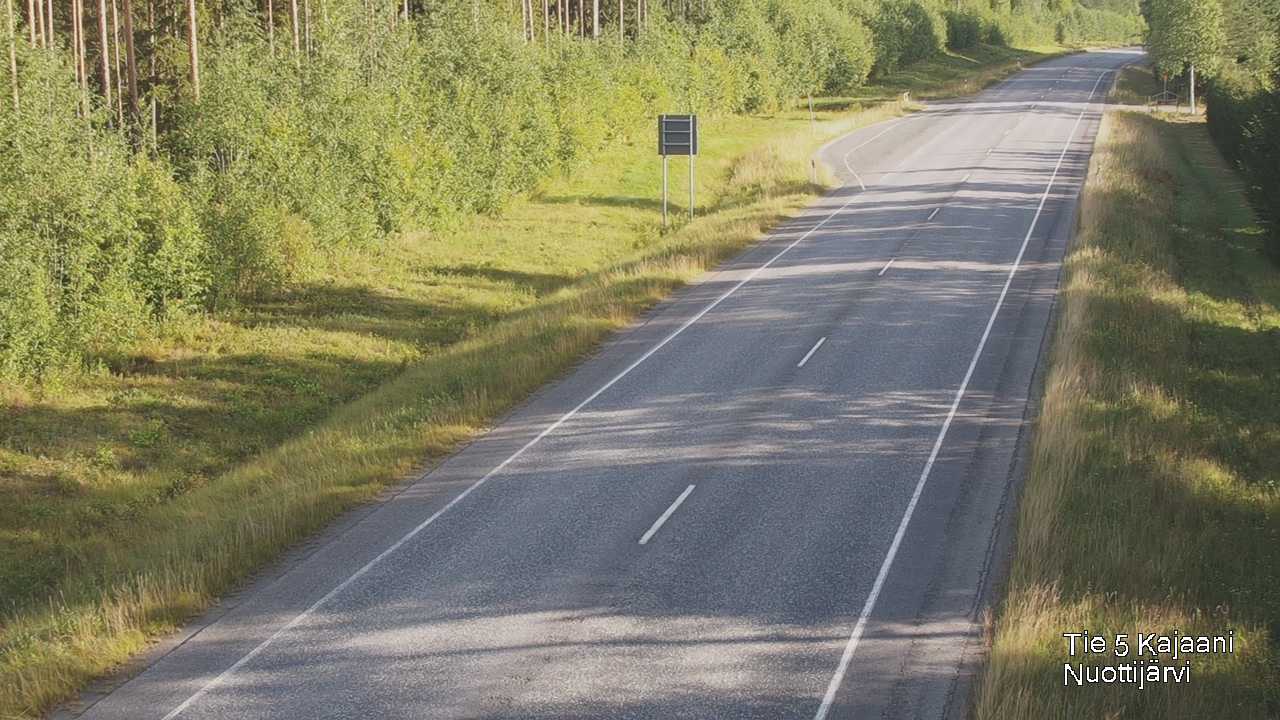 Weather Camera Image Road 5 Kajaani, Nuottijärvi, Kajaani, Kainuu
