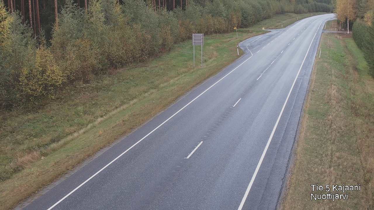 Kelikamerat Kuva Tie 5 Kajaani, Nuottijärvi, Kajaani, Kainuu