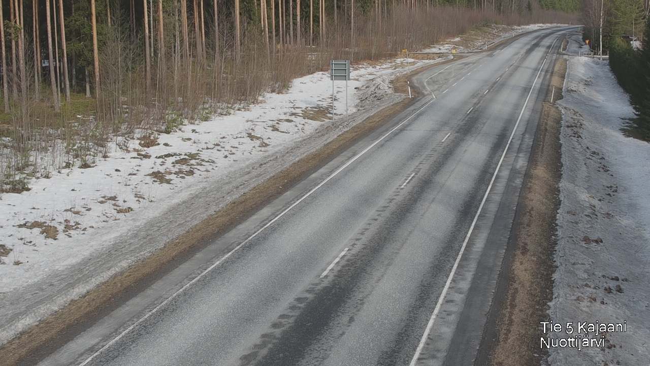 Kelikamerat Kuva Tie 5 Kajaani, Nuottijärvi, Kajaani, Kainuu