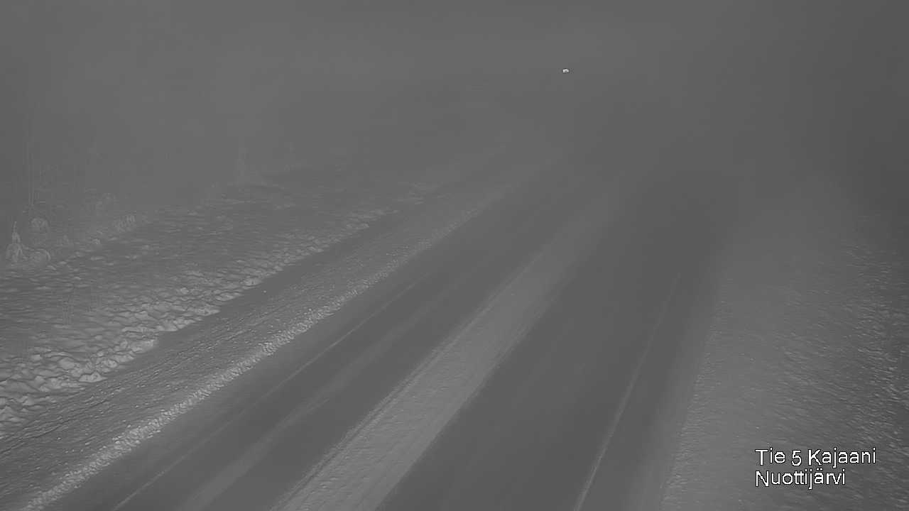 Weather Camera Image Väg 5 Kajaani, Nuottijärvi, Kajaani, Kainuu