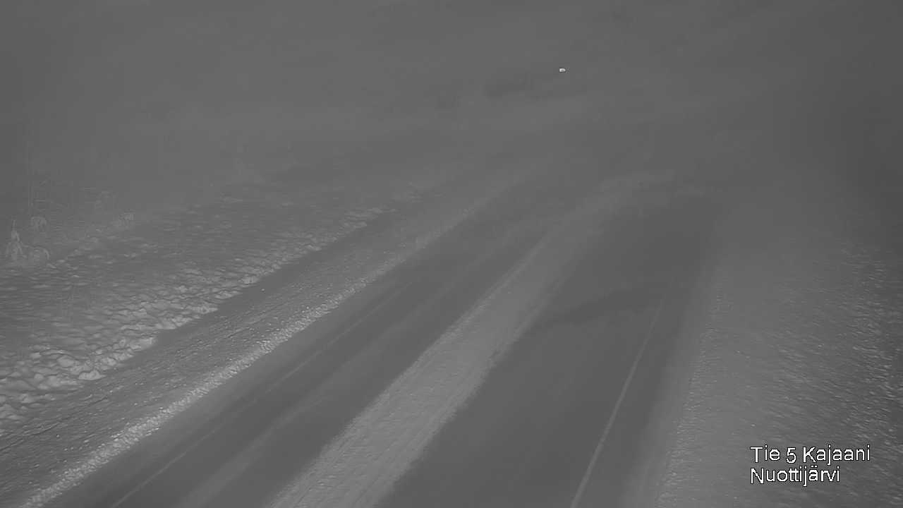 Weather Camera Image Väg 5 Kajaani, Nuottijärvi, Kajaani, Kainuu