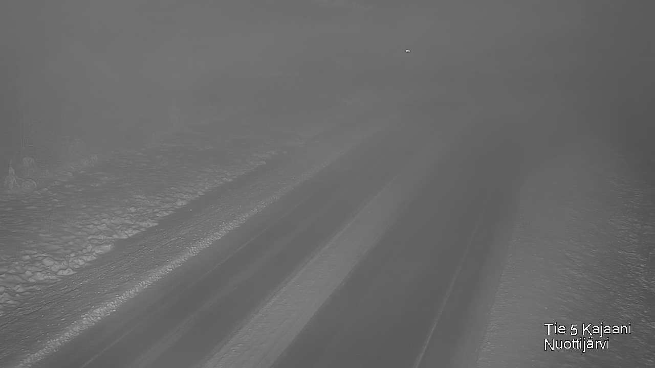 Weather Camera Image Väg 5 Kajaani, Nuottijärvi, Kajaani, Kainuu