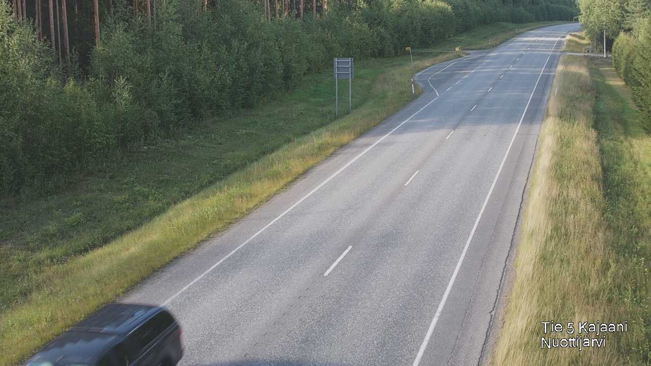 Kelikamerat Kuva Tie 5 Kajaani, Nuottijärvi, Kajaani, Kainuu