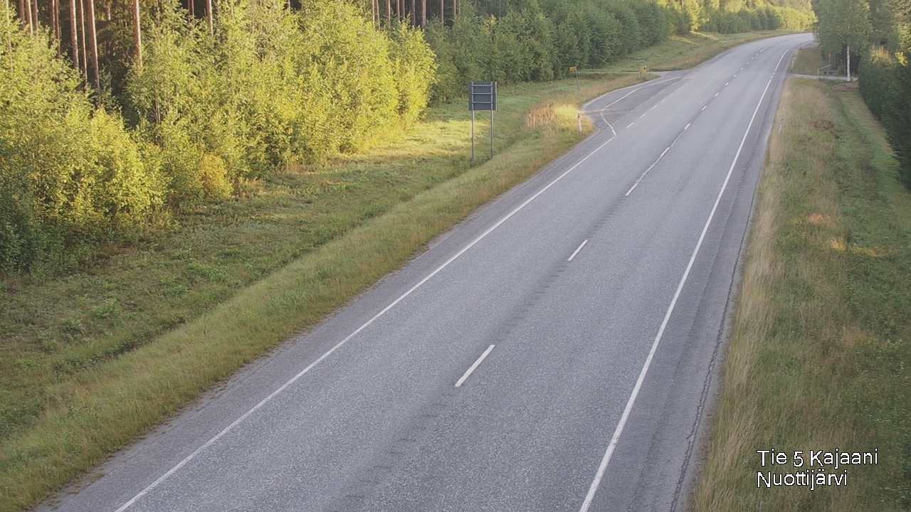 Kelikamerat Kuva Tie 5 Kajaani, Nuottijärvi, Kajaani, Kainuu