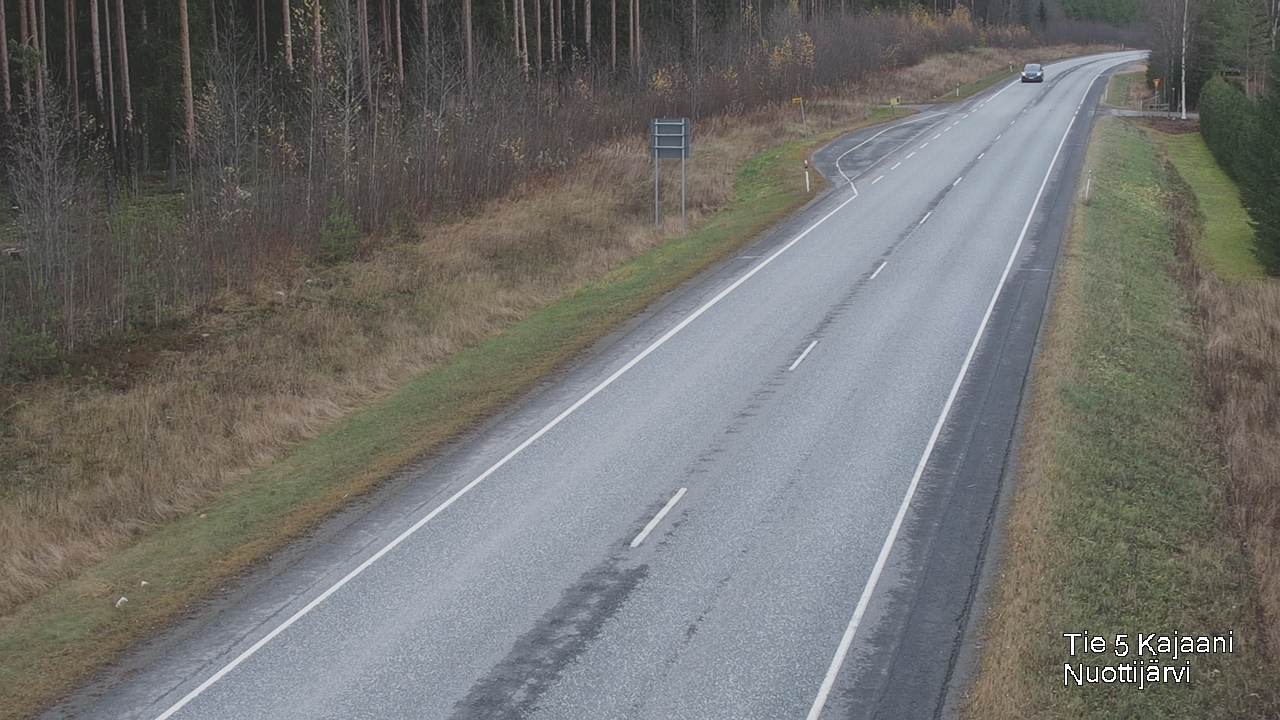 Kelikamerat Kuva Tie 5 Kajaani, Nuottijärvi, Kajaani, Kainuu