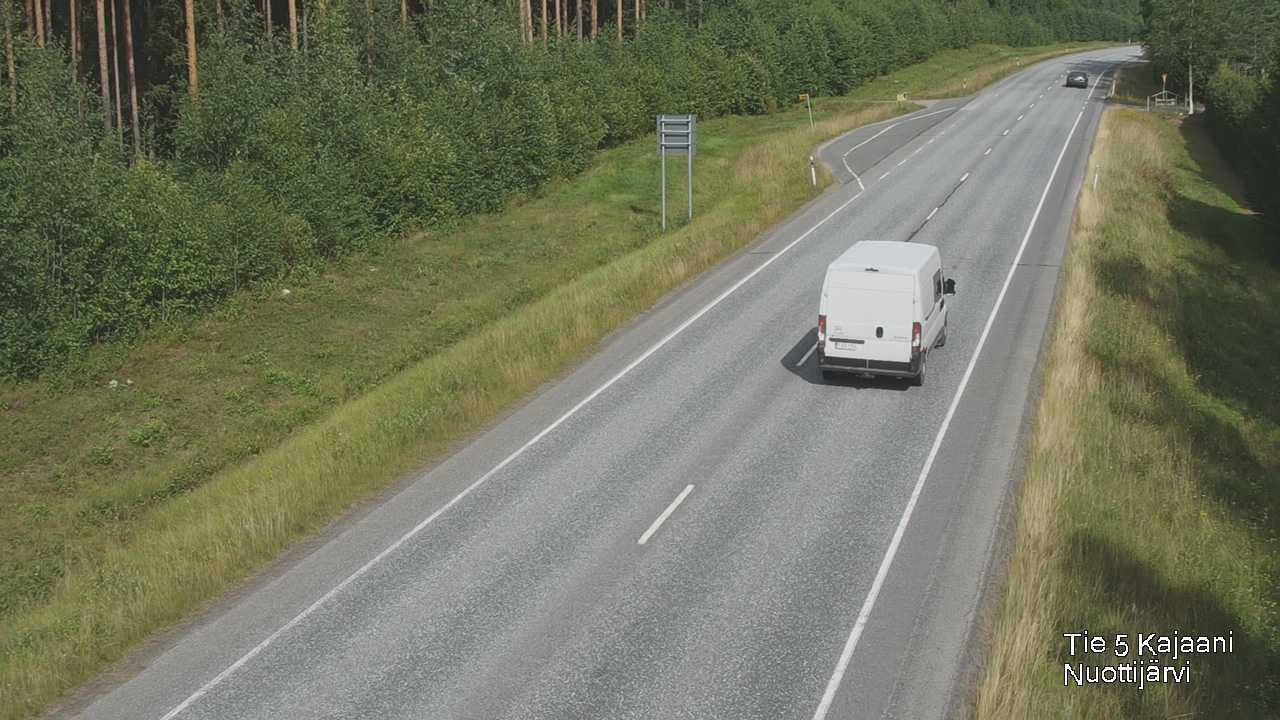 Weather Camera Image Road 5 Kajaani, Nuottijärvi, Kajaani, Kainuu