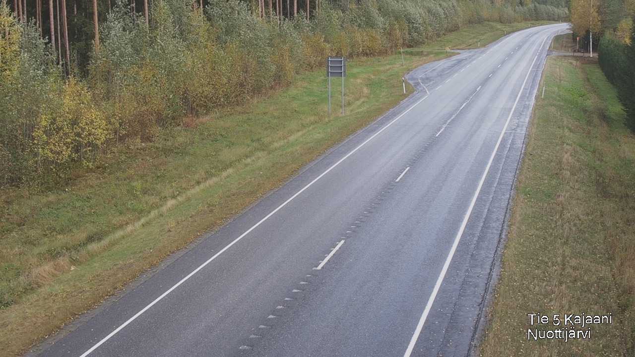 Weather Camera Image Road 5 Kajaani, Nuottijärvi, Kajaani, Kainuu