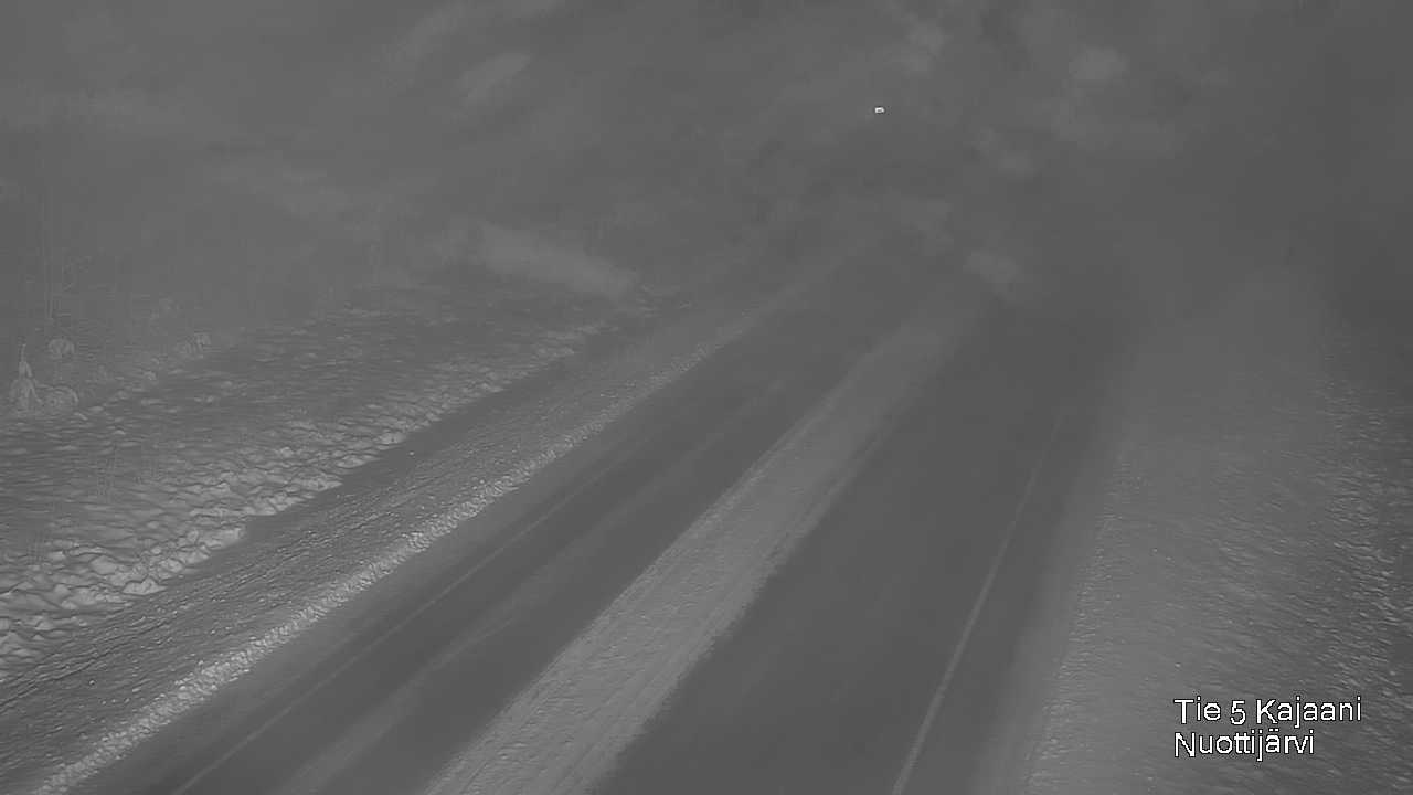 Weather Camera Image Väg 5 Kajaani, Nuottijärvi, Kajaani, Kainuu