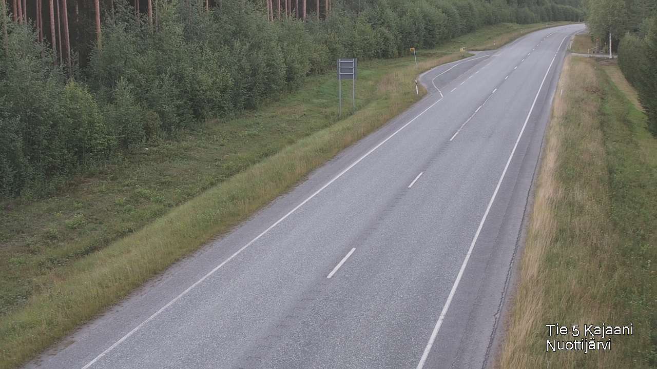 Kelikamerat Kuva Tie 5 Kajaani, Nuottijärvi, Kajaani, Kainuu