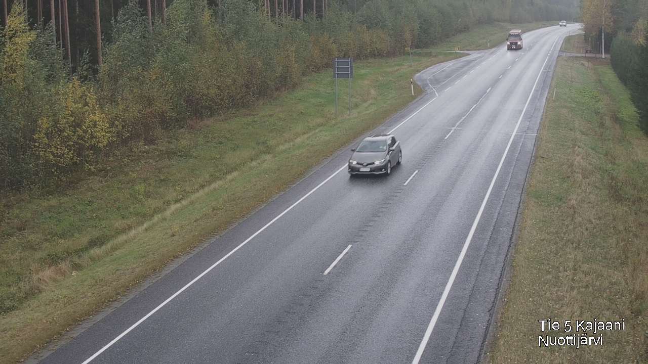 Weather Camera Image Väg 5 Kajaani, Nuottijärvi, Kajaani, Kainuu
