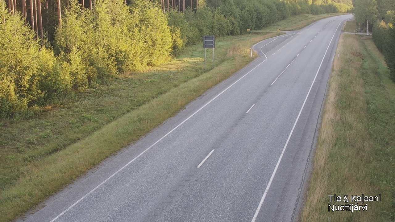 Kelikamerat Kuva Tie 5 Kajaani, Nuottijärvi, Kajaani, Kainuu