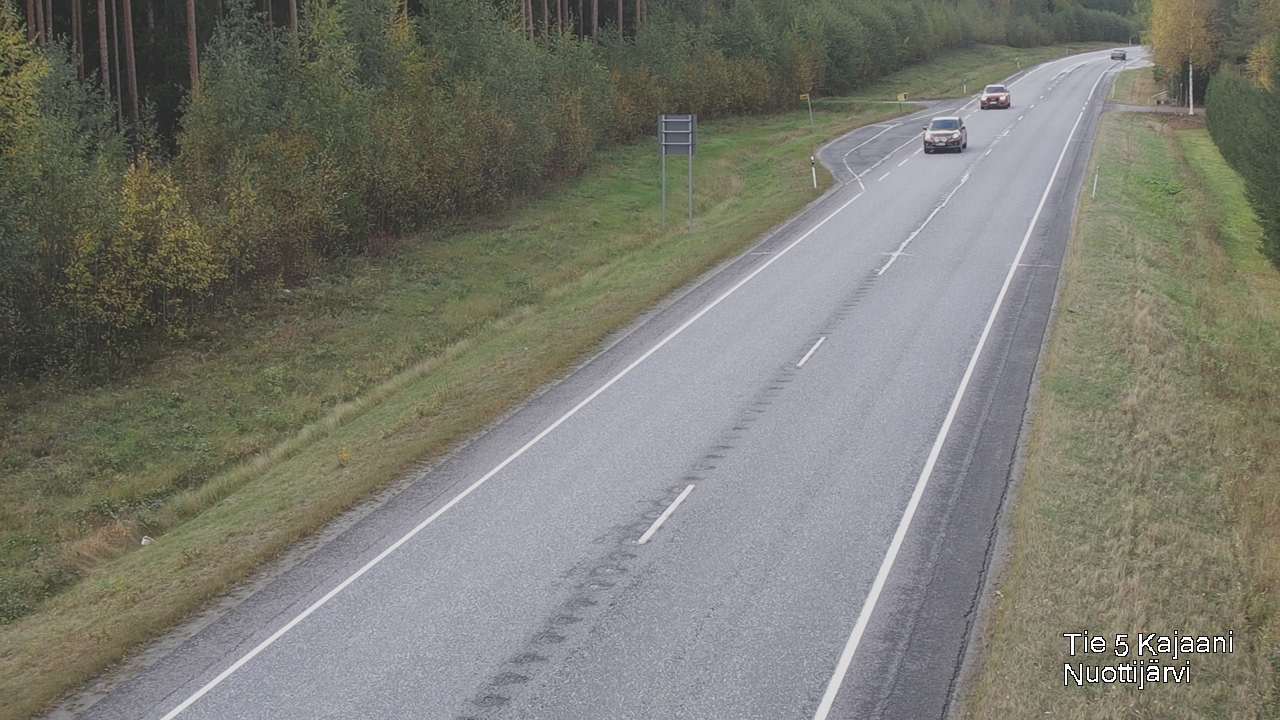 Kelikamerat Kuva Tie 5 Kajaani, Nuottijärvi, Kajaani, Kainuu