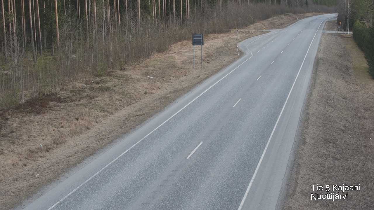 Weather Camera Image Road 5 Kajaani, Nuottijärvi, Kajaani, Kainuu