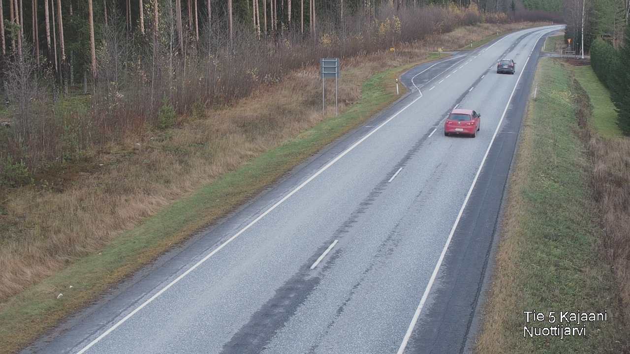 Kelikamerat Kuva Tie 5 Kajaani, Nuottijärvi, Kajaani, Kainuu