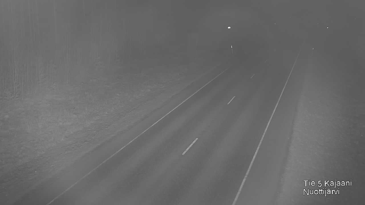 Weather Camera Image Road 5 Kajaani, Nuottijärvi, Kajaani, Kainuu