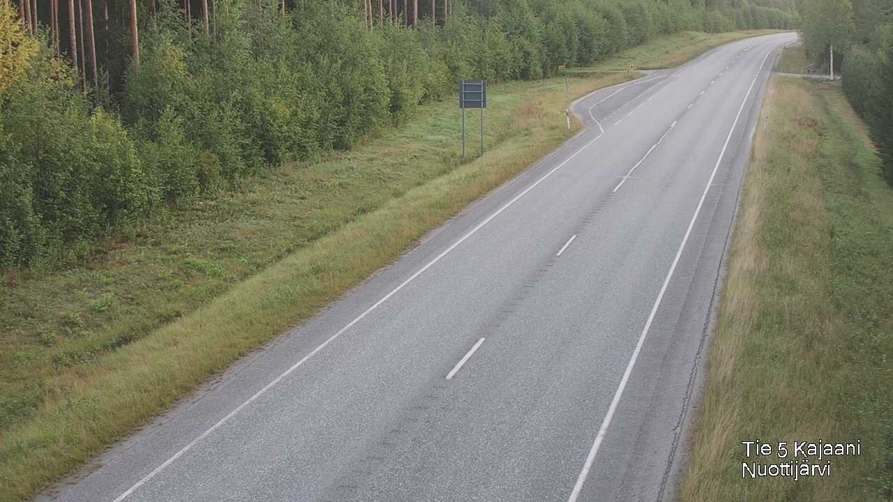 Kelikamerat Kuva Tie 5 Kajaani, Nuottijärvi, Kajaani, Kainuu