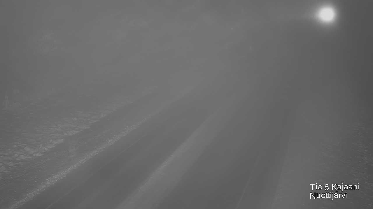 Weather Camera Image Väg 5 Kajaani, Nuottijärvi, Kajaani, Kainuu