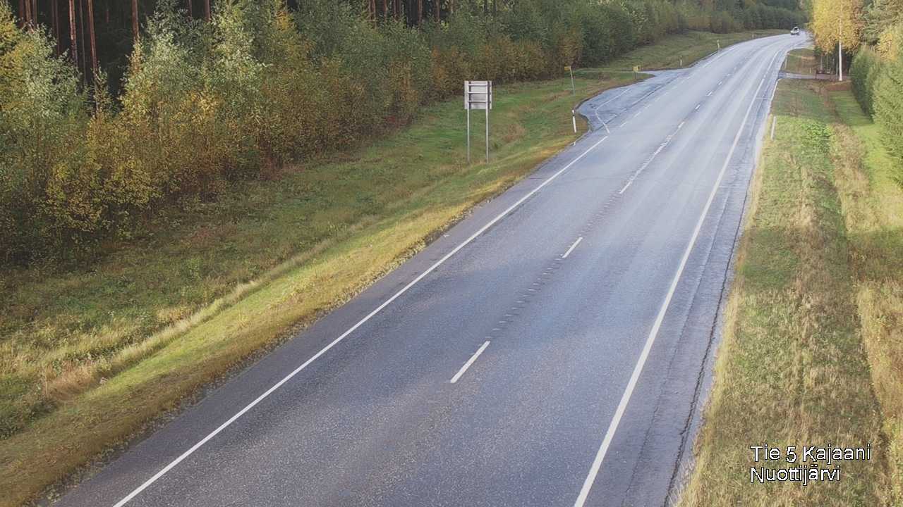 Kelikamerat Kuva Tie 5 Kajaani, Nuottijärvi, Kajaani, Kainuu