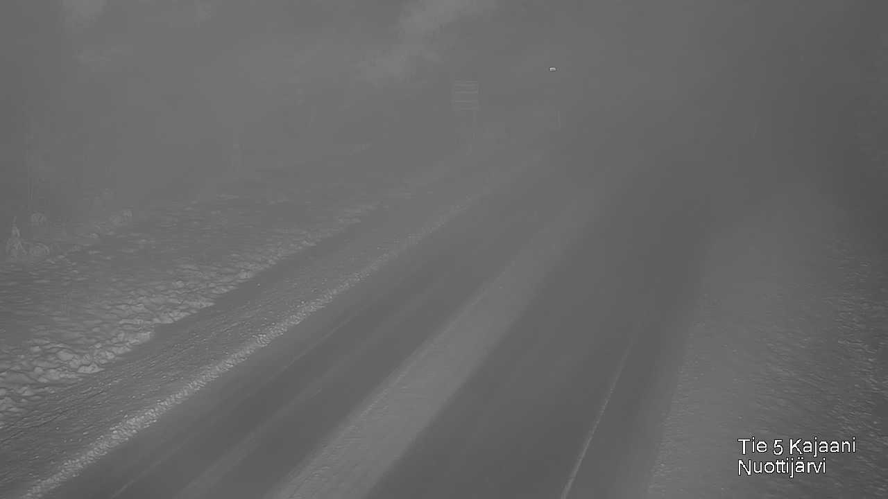 Weather Camera Image Väg 5 Kajaani, Nuottijärvi, Kajaani, Kainuu