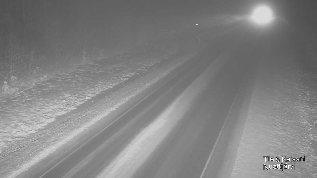 Weather Camera Image Väg 5 Kajaani, Nuottijärvi, Kajaani, Kainuu