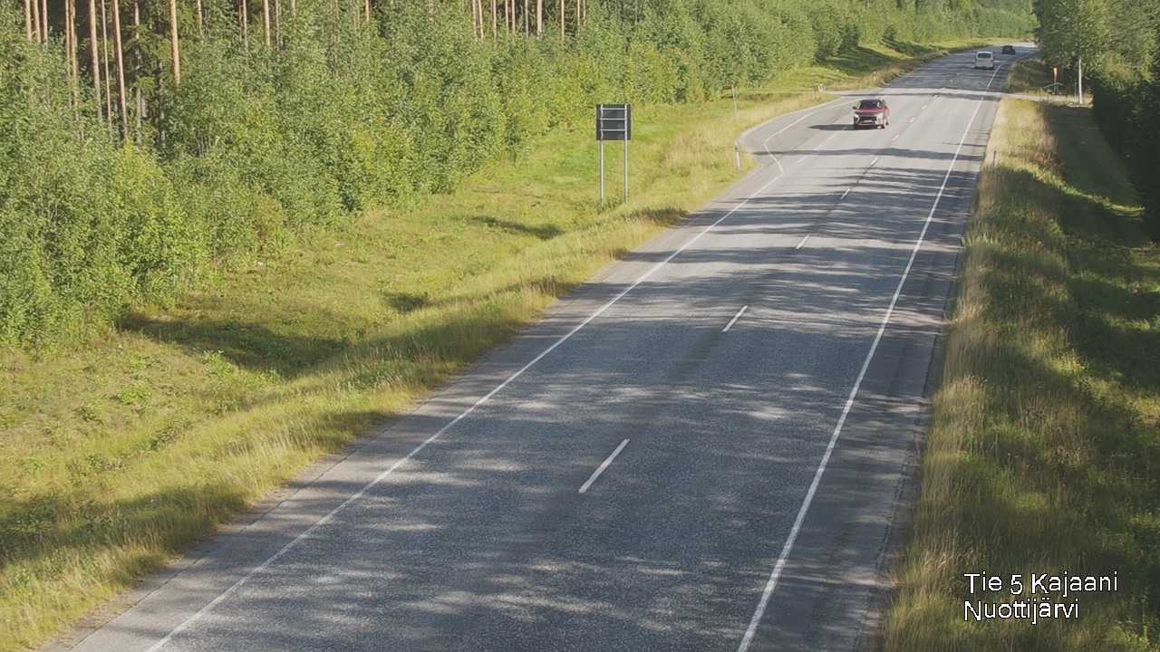 Weather Camera Image Road 5 Kajaani, Nuottijärvi, Kajaani, Kainuu