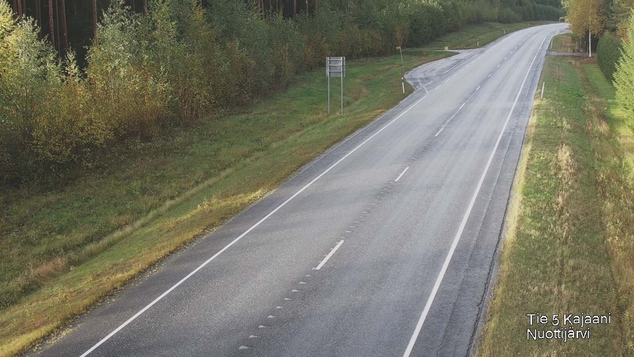 Kelikamerat Kuva Tie 5 Kajaani, Nuottijärvi, Kajaani, Kainuu