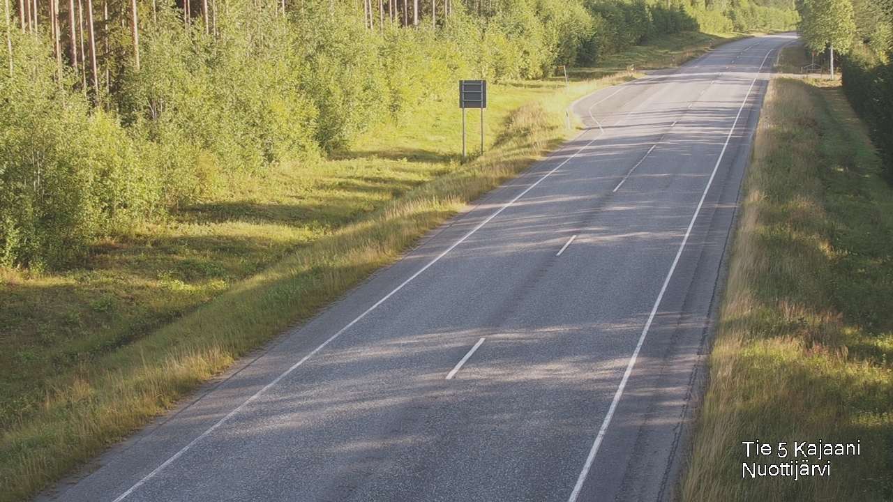 Kelikamerat Kuva Tie 5 Kajaani, Nuottijärvi, Kajaani, Kainuu