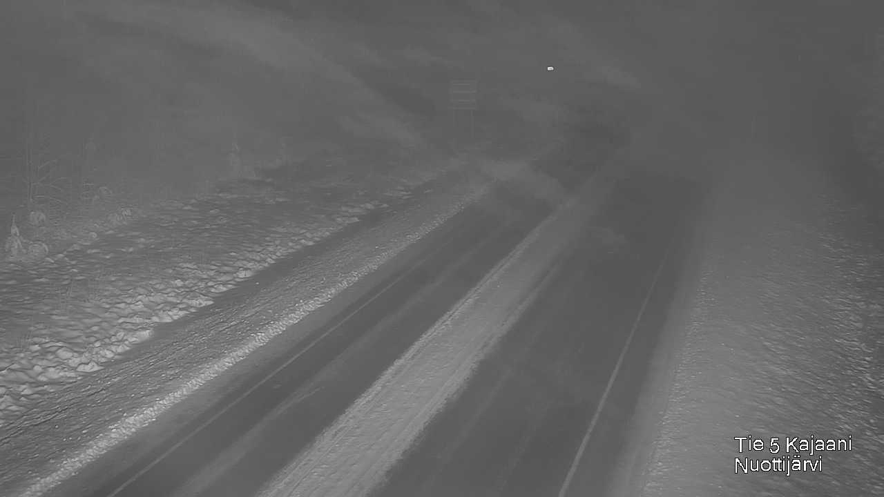 Weather Camera Image Väg 5 Kajaani, Nuottijärvi, Kajaani, Kainuu