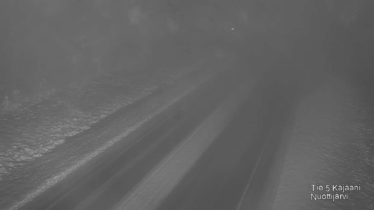 Weather Camera Image Väg 5 Kajaani, Nuottijärvi, Kajaani, Kainuu