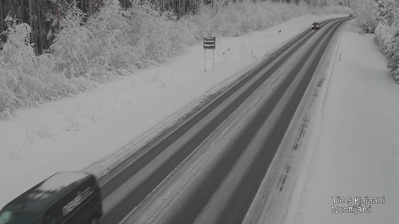 Weather Camera Image Road 5 Kajaani, Nuottijärvi, Kajaani, Kainuu