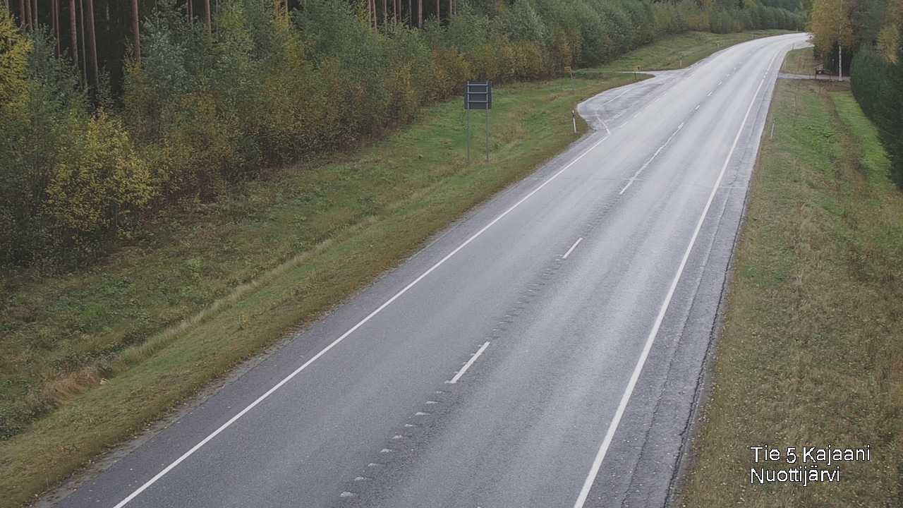 Weather Camera Image Road 5 Kajaani, Nuottijärvi, Kajaani, Kainuu
