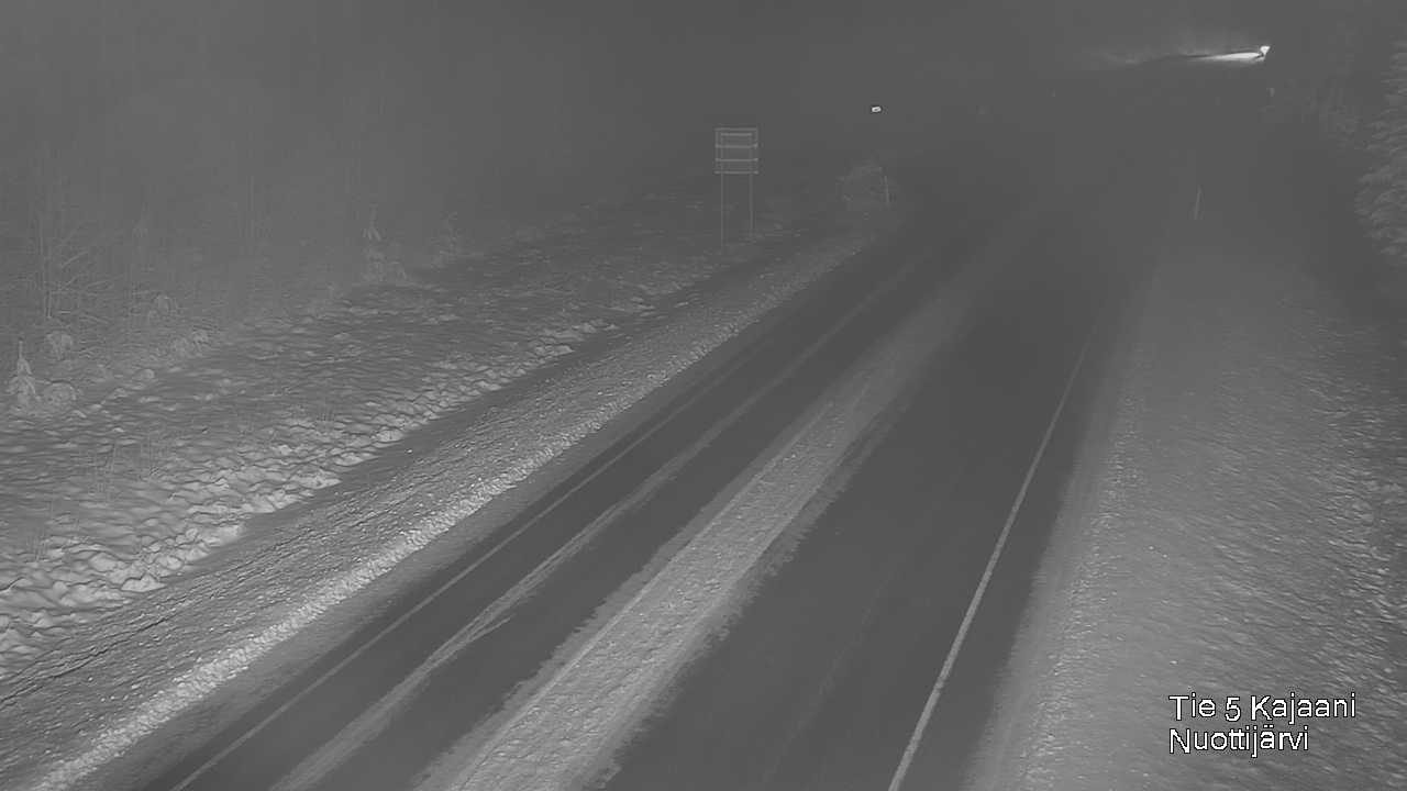 Weather Camera Image Väg 5 Kajaani, Nuottijärvi, Kajaani, Kainuu