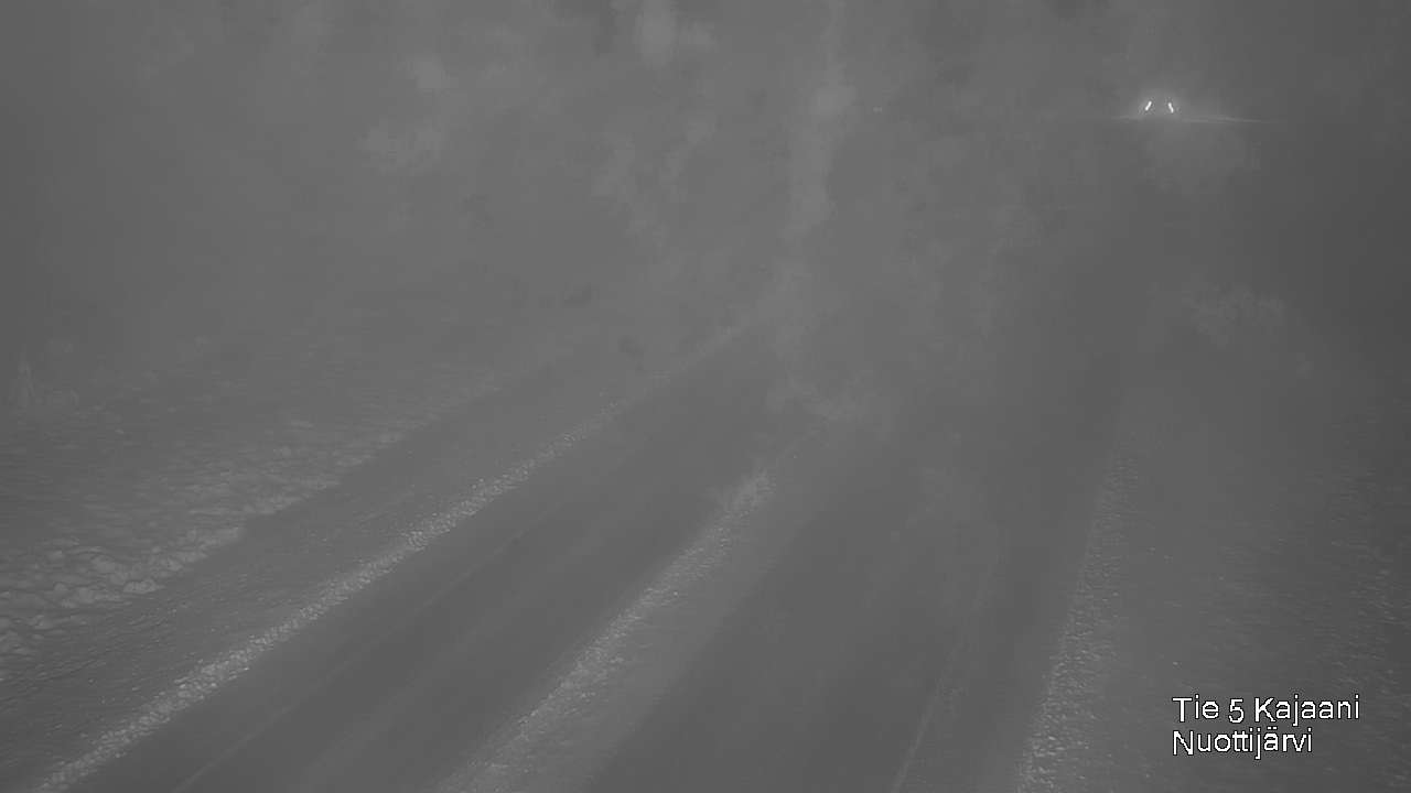 Weather Camera Image Väg 5 Kajaani, Nuottijärvi, Kajaani, Kainuu