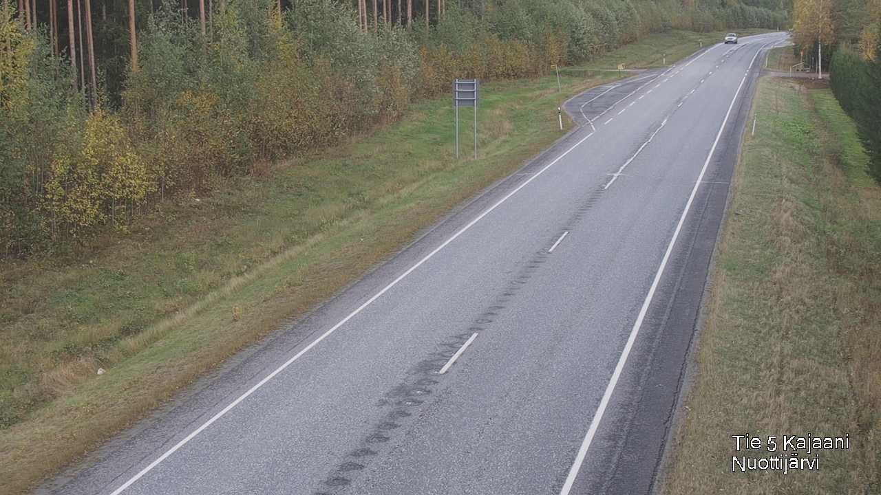 Kelikamerat Kuva Tie 5 Kajaani, Nuottijärvi, Kajaani, Kainuu
