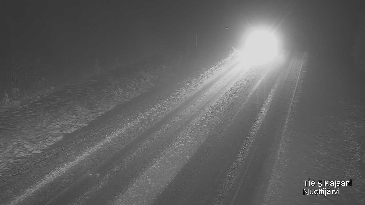 Weather Camera Image Väg 5 Kajaani, Nuottijärvi, Kajaani, Kainuu