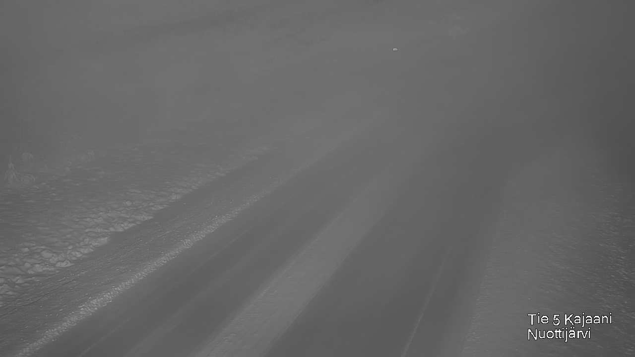Weather Camera Image Väg 5 Kajaani, Nuottijärvi, Kajaani, Kainuu