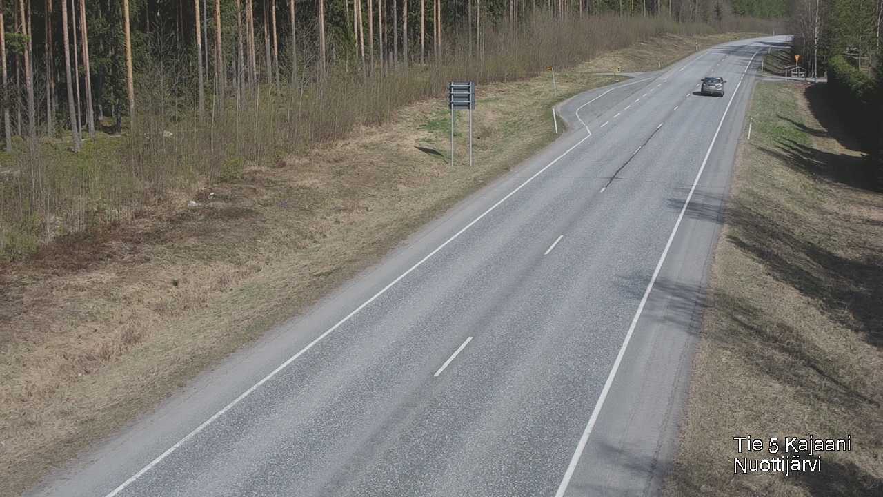 Kelikamerat Kuva Tie 5 Kajaani, Nuottijärvi, Kajaani, Kainuu