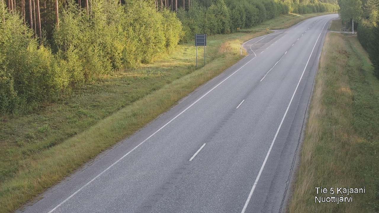 Kelikamerat Kuva Tie 5 Kajaani, Nuottijärvi, Kajaani, Kainuu