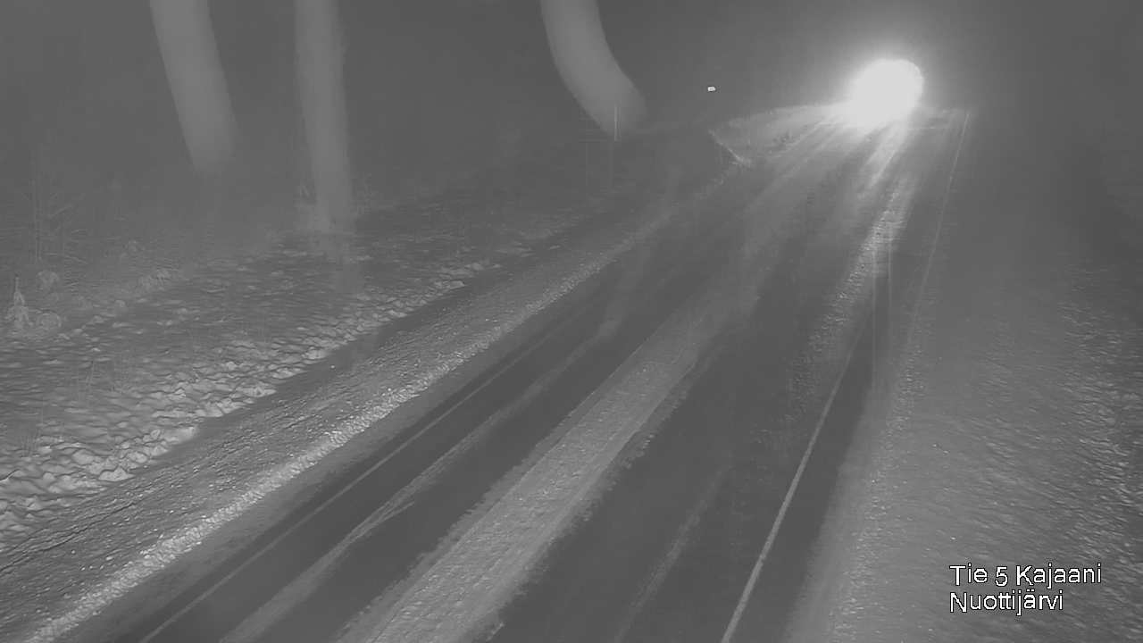 Weather Camera Image Väg 5 Kajaani, Nuottijärvi, Kajaani, Kainuu