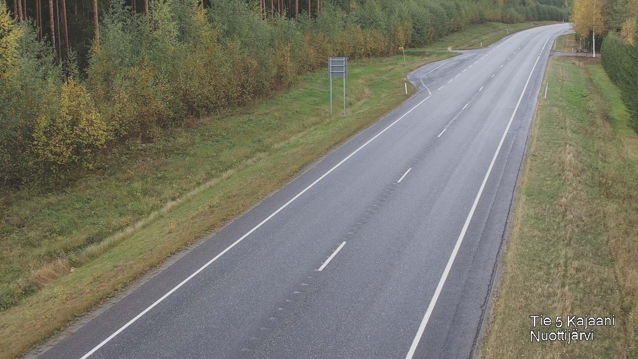 Kelikamerat Kuva Tie 5 Kajaani, Nuottijärvi, Kajaani, Kainuu