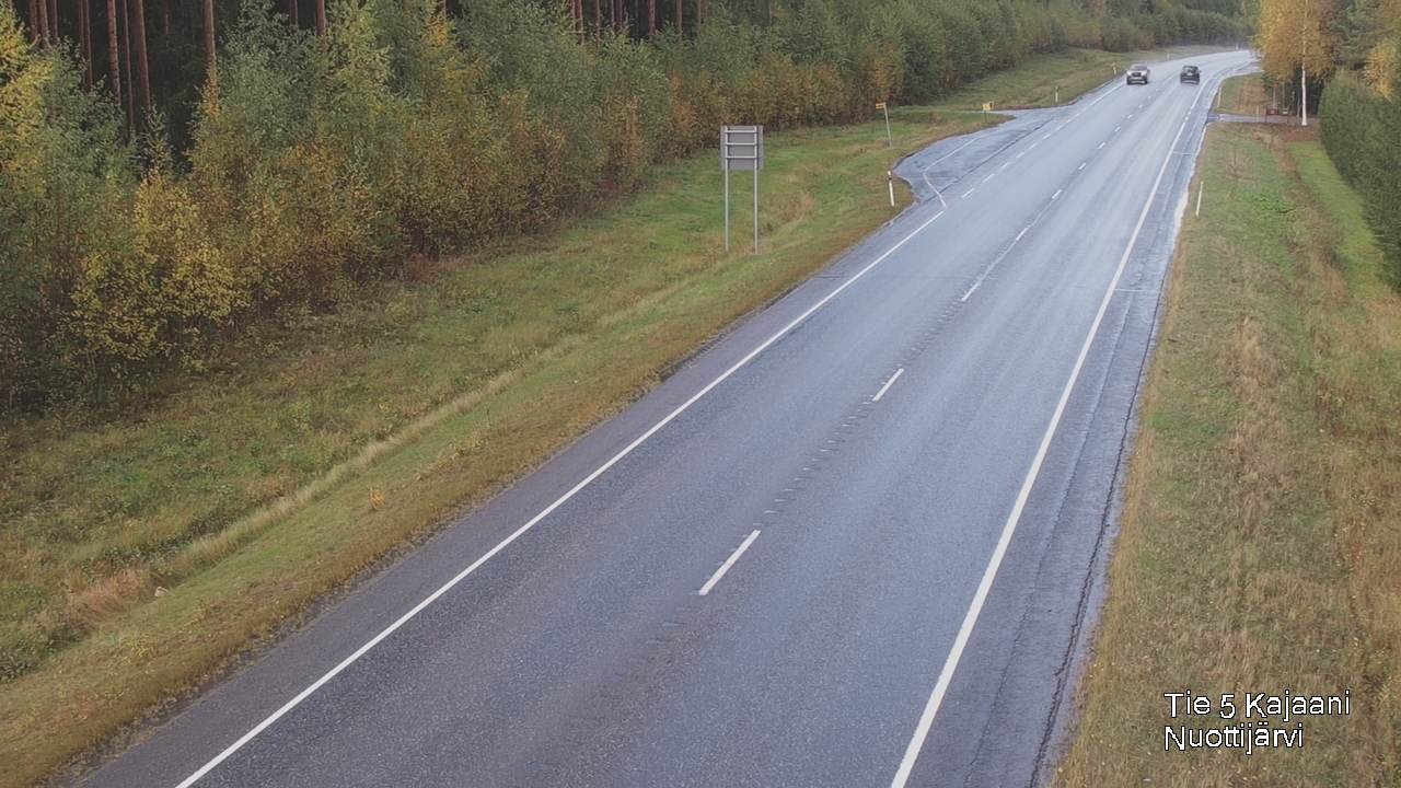 Kelikamerat Kuva Tie 5 Kajaani, Nuottijärvi, Kajaani, Kainuu