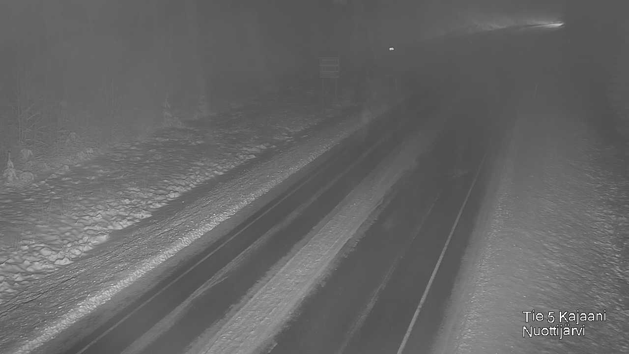 Weather Camera Image Väg 5 Kajaani, Nuottijärvi, Kajaani, Kainuu